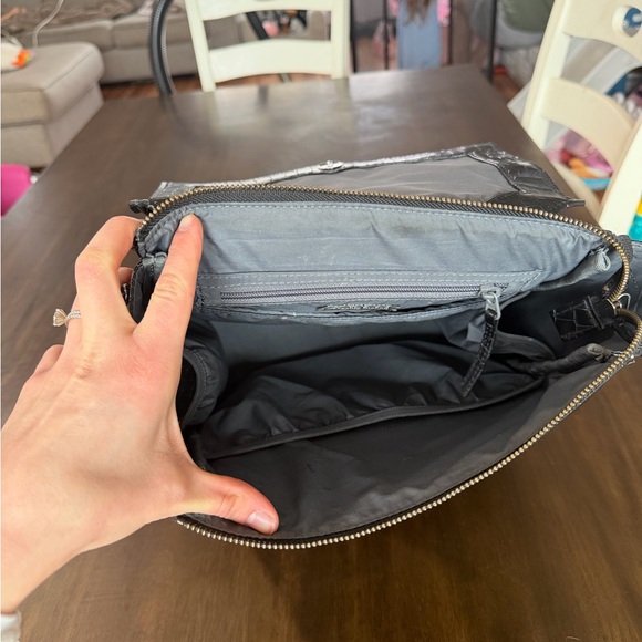 Freshly Picked Shiny Black Crocodile Backpack - Picture 2 of 3